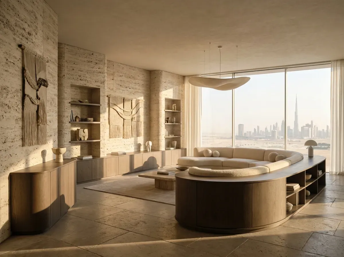 Interior Design Trends 2026: Textural Depth, Organic Brutalism, And The Triumph Of Material Intelligence In Dubai