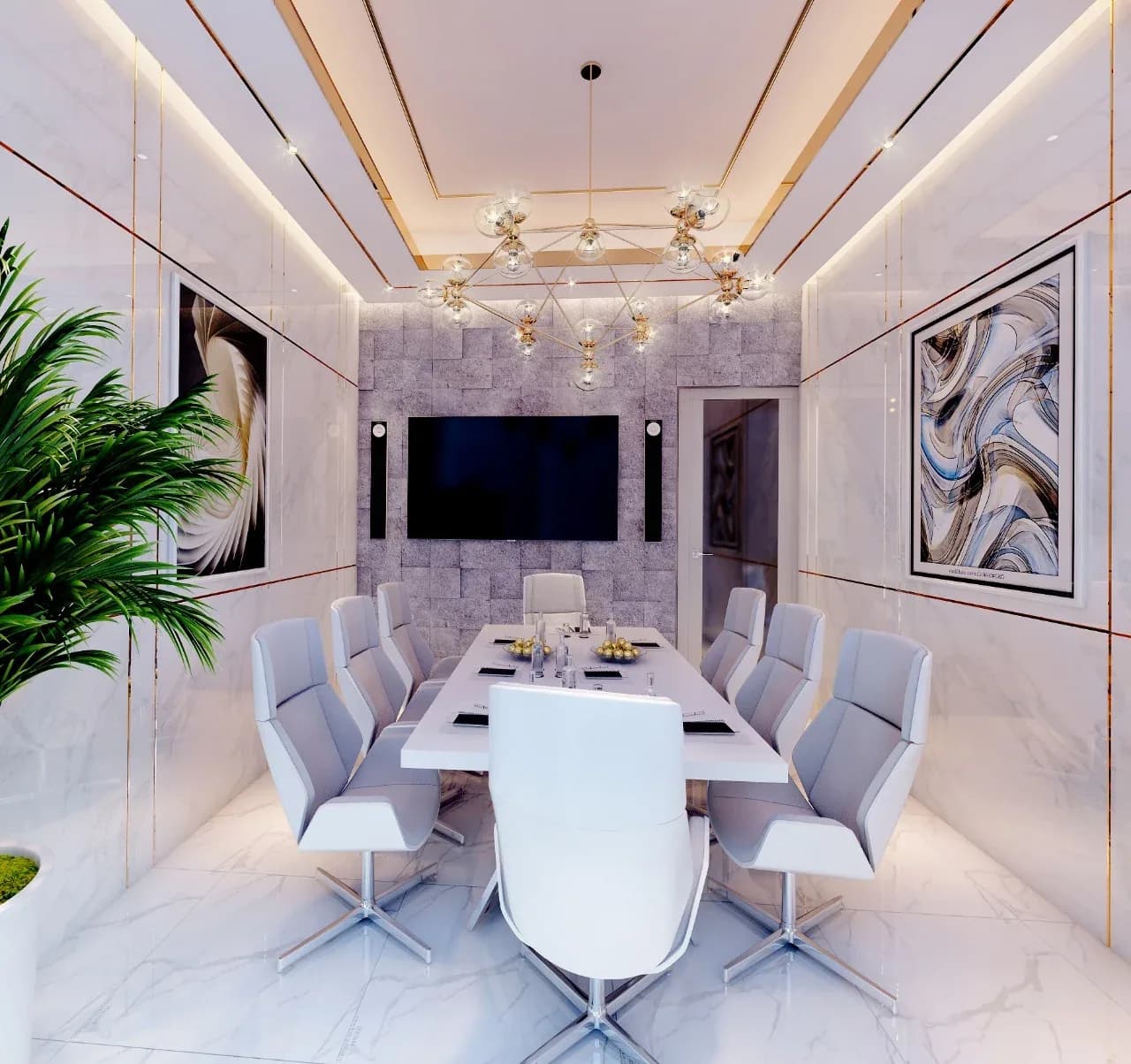 Binary Tower - Office — Office interior design by Rectangle Interiors, Business Bay