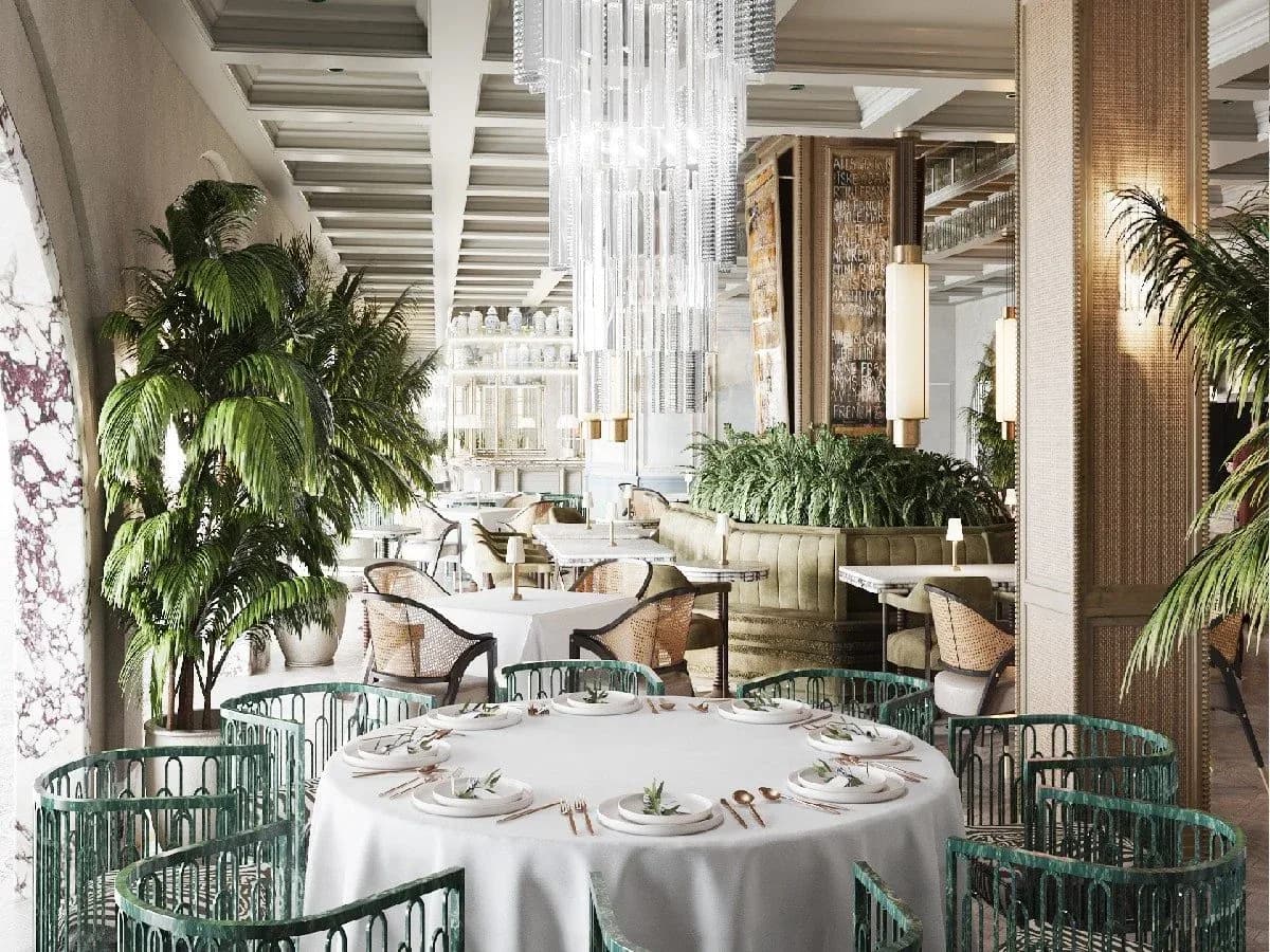 Loren — Restaurant interior design by Rectangle Interiors, The Palm Jumeirah, Dubai