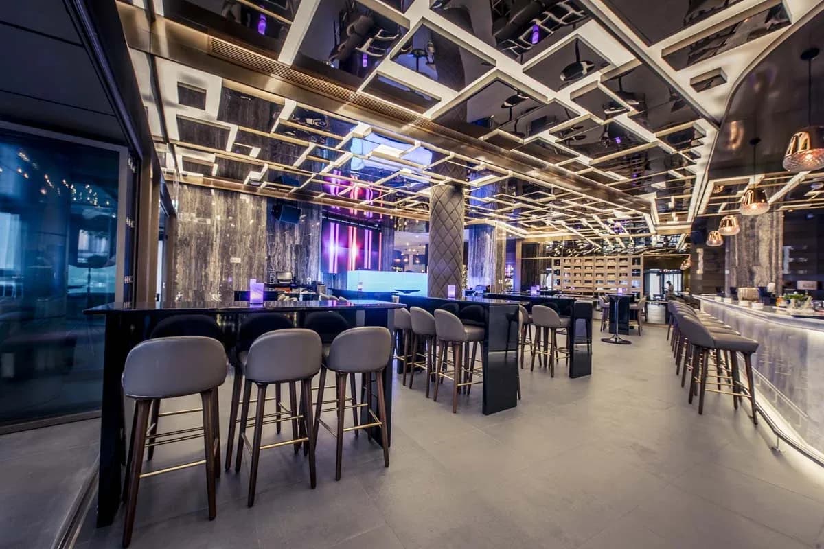 Robertos — Restaurant interior design by Rectangle Interiors, Al Maryah Island, Abu Dhabi