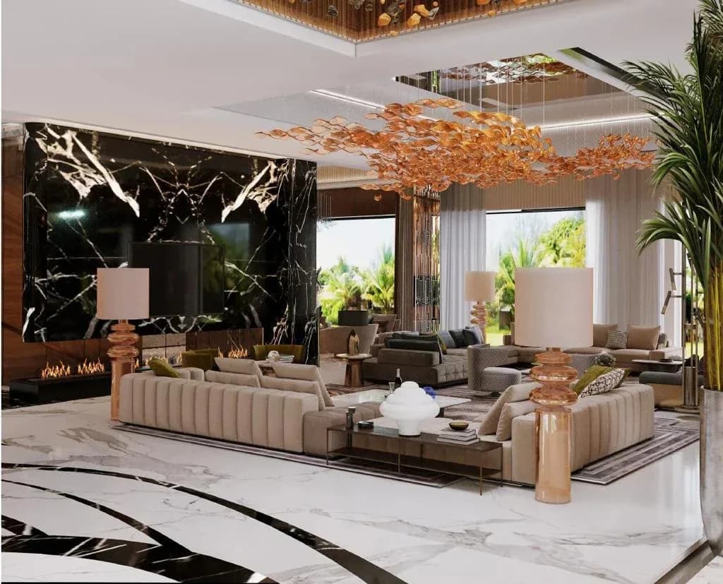 The Executive Lounge - Business Centre — Office interior design by Rectangle Interiors, H Hotel, Sheikh Zayed Road