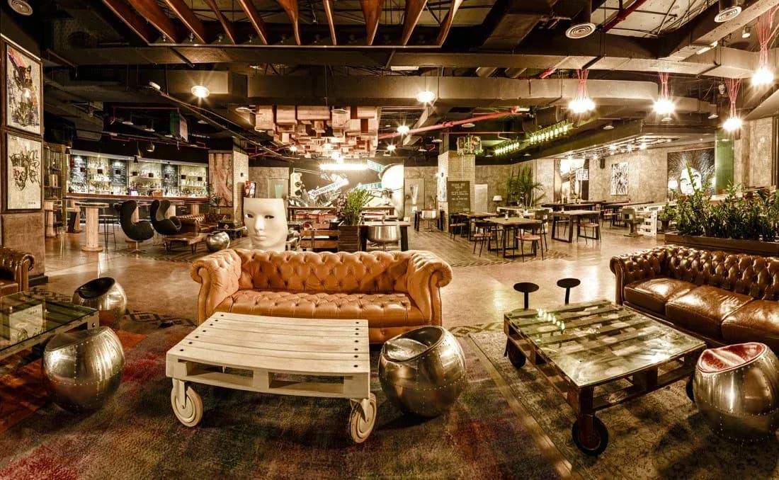 Trebica Lounge — Restaurant interior design by Rectangle Interiors, JBR
